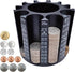 Coin Sorter Pen Holder Change Counter Pencil Holder as Desk Organizer, Coin Counter Machine Change holder Store 540pcs, Coin Organizer Coin Wrappe...
