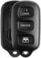 KeylessOption Key Fob Cover Case Replacement for 1999 2000 2001 2002 2003 2004 2005 2006 2007 2008 2009 Toyota Sequoia 4Runner Remote Shell, HYQ12...