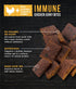 Wholesome Pride Functional Dog Immune Support Chicken Recipe Jerky Bites Dog Treats - 8 oz...