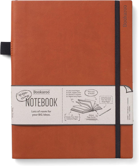 IF Bookaroo Bigger Things Notebook Journal - Brown...