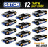 GATCH Roach Traps Indoor (12 Pack), Sticky Baited Cockroach Traps, Roach Killer Indoor Infestation, Adhesive Glue Traps for Roaches, Insects, Home...