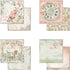 STAMPERIA INTERNATIONAL, KFT Scrapbooks Paper Pad 8X8 10PK HOUSE ROSE, 20.3 x 20.3 (8'' x 8''), Multicoloured...