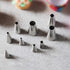 Round Piping Tip Set – 9 Stainless Steel Pastry Tips in Graduated Sizes with 20 Disposable Decorating Bags for Cupcakes, Cakes, Cookies, and Frost...