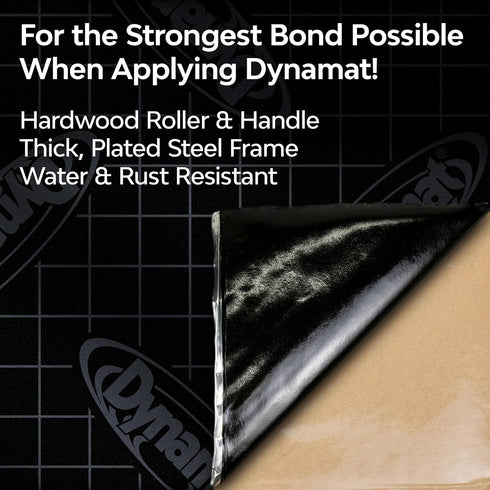 Dynamat Dynaroller: Hardwood Roller Tool for Applying Dynamat Sound Deadening and Car & Home Insulation Material – Achieve Professional-Looking Re...