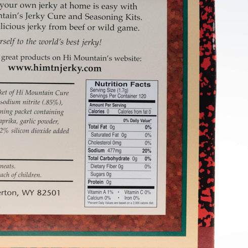 Hi Mountain Jerky Cure & Seasoning Kit - PEPPERONI BLEND...
