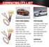 RED WOLF Front Rear Door Speaker Wiring Harness Adapter Connector Plug Replacement for Ford Focus Fusion Explorer Edge 2013-2021, Mazda 3 6 CX5 20...