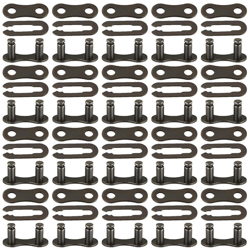20 Set Bike Chain Metal Master Link for Bicycle Chain Removable Quick Split Bike Repair Parts for Bycicles, Mini Bikes, Mountain Bike, BMX Bike an...