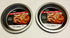 Two 9 inch Pie Pans a Heavy weight steel none stick bakeware set with even heating (Standard version)...