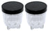 Blendin Replacement Short Cup with Stay Fresh Jar Lid, Compatible with Original Magic Bullet Blender Juicer 250W MB-1001, MB-1001B, MBR-1101, MBR-...