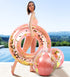 POZA Inflatable Beach Balls Set of 2 - Elegant Glitter Confetti Premium Floaters, Heavy Duty Vinyl Floatation Pool Toys for Pool Beach Party, UV R...