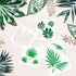 9 Pieces Reusable Painting Stencil Tropical Stencil Plastic Paint Stencils Summer Pattern Drawing Templates Stencils Reusable Craft for Painting(L...