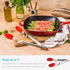 Dreamfarm Clongs Grippy Silicone & Stainless Steel Kitchen Cooking Tongs with Click-Lock Open & Close - 12" Black...
