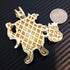 Hip Hop Iced out Gold Plated KOOL AID MAN Holding Money Bag Large Pendant...