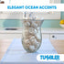 Tumbler Home Mix of White Seashells - Set Includes 1 Pound White Shells up to 3 inches - Home Decor, Vase Filler, Wedding Centerpiece, Christmas, ...