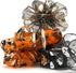 MEEDEE Halloween Ribbon - 6 Rolls, 36 Yards, Wired, Purple, Orange, Black, Skull Pattern...
