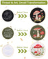 Santune 3 Sets Embroidery Kit for Beginners,Cross Stitch Needlepoint Kits for Adults Starter Easy Stamped Mushroom Pattern Fabric Hand Crafts,Hoop...