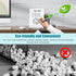 Acrylic White Board 8x6 Inches, Frameless Desktop Tablet Dry Erase Board with Flexible Magnetic Stand and Markers, Mini Whiteboard Desk Accessorie...
