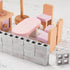 Deekin 24 Pcs Mini Cinder Blocks 1/12 Scale Mini Bricks Miniature Cinder Blocks Concrete Mini Cement Building Blocks for Mini Dollhouse Accessorie...