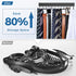 Belt Hanger Wall Mounted, Wooden Belt Organizer Max 12 Storage Capacity, 180° Rotating Space Saving Hangers for Ties, Tank Tops, Scarves, Bras, Ke...