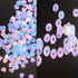 LuckForever 2 Boxes Chunky Glitter Flakes Heart Star Clover Leaf Snowflake Iridescent Blue Glitter Sequins Charms Resin Slime Crafts Nail Art Deco...