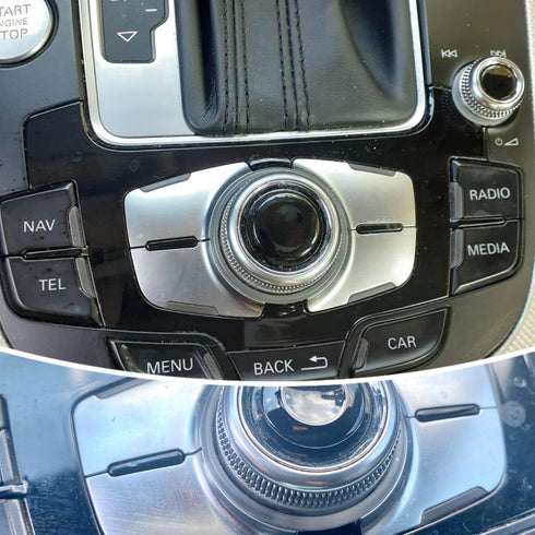 MMI Joystick Control Center Knob Button Cover Repair Kit Replacement for Audi A6 Q5 S6 8K0998068A...