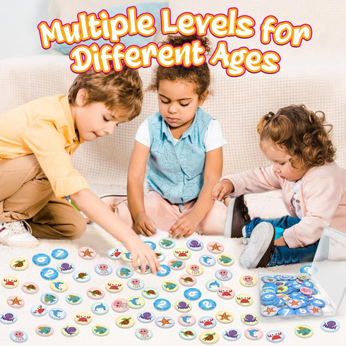 Math Games,100 Math Facts Flash Card Addition and Subtraction Games,Math Manipulatives Kindergarten 1st 2nd Grade Classroom Must Have,Counting Edu...