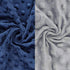 BlueSnail Soft and Strechy Minky Bassinet Fitted Sheet, Cradle Sheets for Bassinet Pad/Mattress 2pk (Bassinet, Navy+Gray)...