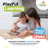 deMoca Busy Board for 1 Year Old, Sensory Toy for Toddlers, Montessori Travel Toys with Educational Activities for One Year Old and 2 Years Old, G...