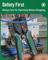 TWS-322 Self Adjusting Wire Stripper with Non-Contact Voltage Detection, 4-in-1 Automatic Wire Stripper Tool, Universal Wire Cutters and Crimping ...