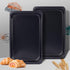 Baking Sheet Pans, Cookie Tray, Nonstick Heavy Carbon Steel Bakeware, 2-Pack, 12 X 7.5 Inches (Inner 11 X 6.9)...
