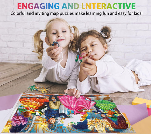 Jigsaw Puzzles for Kids Ages 4-8, 6-8, 8-10 - Princesses at The Dance - 100 Piece Princesses Puzzles for Children, Learning Educational Toys for 4...