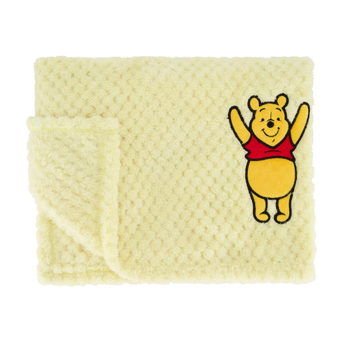 Disney 2-Pack Baby Blanket for Infants and Newborns, Plush Textured Fleece Winnie The Pooh Blanket, Perfect Unisex Gift for Toddlers...