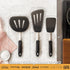 DI ORO - Chef Series FLEX Silicone Spatula 600ºF Heat-Resistant Flexible Silicone Rubber Turner Spatulas (3-Piece Set)...