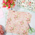 Whaline 12Pcs Spring Cotton Fabric Bundles 10 x 10 Inch Floral Greenery Printed Fat Quarters Pink Green Retro Quilting Patchwork for DIY Handmade ...