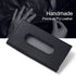 Car Tissue Holder, Upgraded Version Hanging Tissue Holder in Car, Premium PU Leather Car Napkin Holder for Universal Auto, Easy Use (Black)...