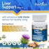 Herbion Naturals Liver Support Herbal Blend with Milk Thistle, Supports Healthy Liver Function and Appetite, Promotes Detoxification, 60 Vegicaps...