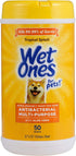 Wet Ones for Pets Multi-Purpose Dog Wipes With Aloe Vera | Dog Wipes For All Dogs in Tropical Splash, Wet Ones Wipes for Paws & All Purpose | 50 C...