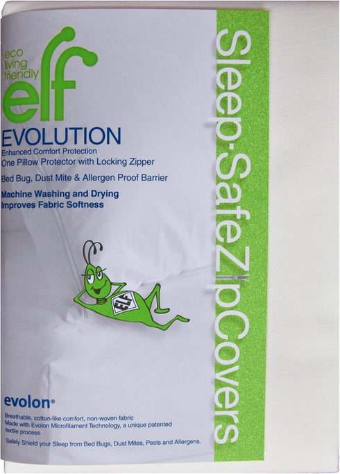 Evolon Allergy Euro Square Pillow Protector | Zippered Encasement | Sleep Safe Zipper Cover 65 cm x 65 cm...