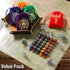 35Pcs DND Dice Set with 5 Colorful Animal Patterned Dice Pouches, Polyhedral Dice Sets for Dungeons and Dragons D&D TTRPG MTG Table Role Playing G...