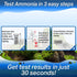 Ammonia Test Strips for Freshwater & Saltwater Fish Tank - Testing Strips for Fresh & Salt Water Aquarium - Lab Grade Water Tester Kit - 100 Count...