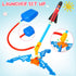 Toy Rocket Launcher for Kids, Flying Foam Rocket & Jump Air Launching Pad, Fun Outdoor Outside Activitie Sport Game Birthday Gift Idea Present for...