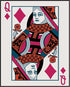 Posterizer 1 pcs-Queen of diamonds Aesthetic Picture-Abstract & Modern Art-Gift for Men Women Entrepreneur Teens-Living Room Bedroom Decor- UNFRAM...