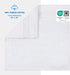 Cotton Paradise 100% Cotton Turkish Washcloth Set for Bathroom, 4 Piece Soft Absorbent Small Hand Face Towels Wash Rags, White...