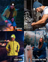 Bluetooth Beanie with Light, Unisex USB Rechargeable LED Headlamp Hat with Headphones, Built-in Speakers & Mic Winter Knitted Night Lighted Music ...