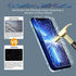 QHOHQ 3 Pack Screen Protector for iPhone 13 Pro Max 6.7" with 3 Pack Tempered Glass Camera Lens Protector, Ultra HD, 9H Hardness, Scratch Resistan...