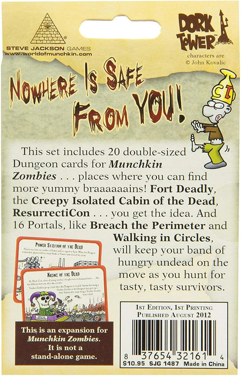 Munchkin Zombies 3 Hideous Hideouts...