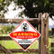 Beware of Dog Sign Warning Signs,no trespassing sign 12.9”x12.9” Reflective Metal Signs 0.70 Aluminum Sign private property Reflective Metal Signs...