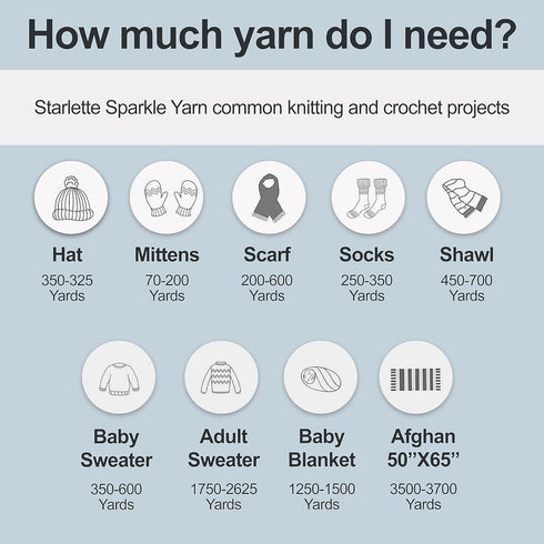 MARY MAXIM Topaz Starlette Sparkle Yarn...