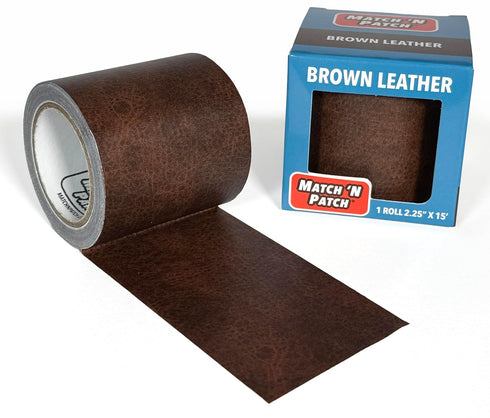 MATCH 'N PATCH Realistic Leather Repair Tape - Durable, Easy-to-Apply, Professional Grade, Versatile Use, Designed in North Carolina for Furniture...