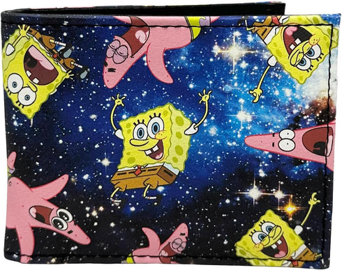 Spongebob Squarepants Patrick Cartoon PU Faux Leather Bifold Wallet...